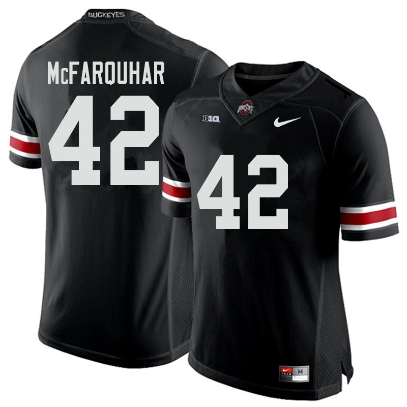 Ohio State Buckeyes #42 Lloyd McFarquhar College Football Jerseys Sale-Black